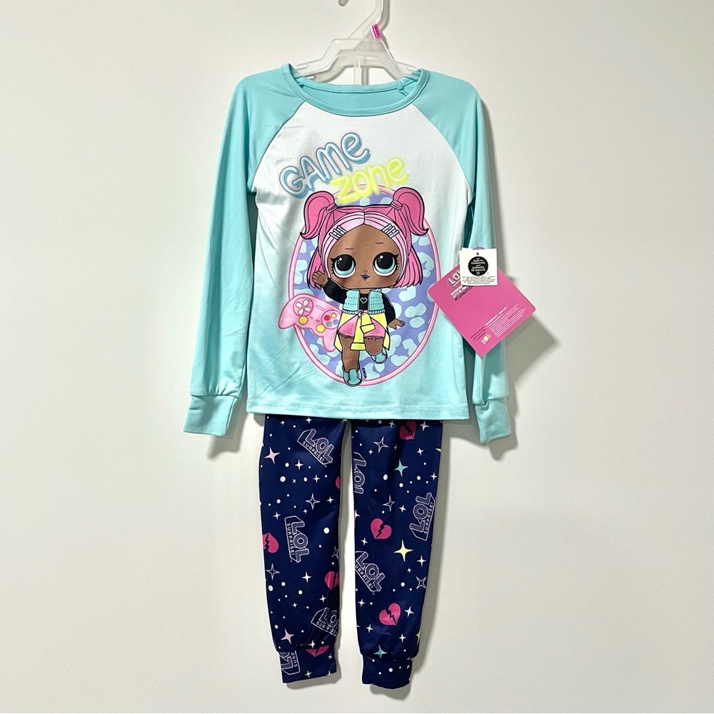 🟤2/$25 NEW L.O.L. Surprise Game Over 2-Piece Pyjama Set (size XS)